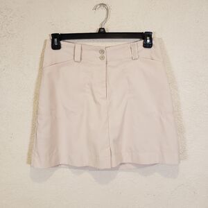 Nike golf Dri fit skort performance golf Beige Summer sports women’s Sz M